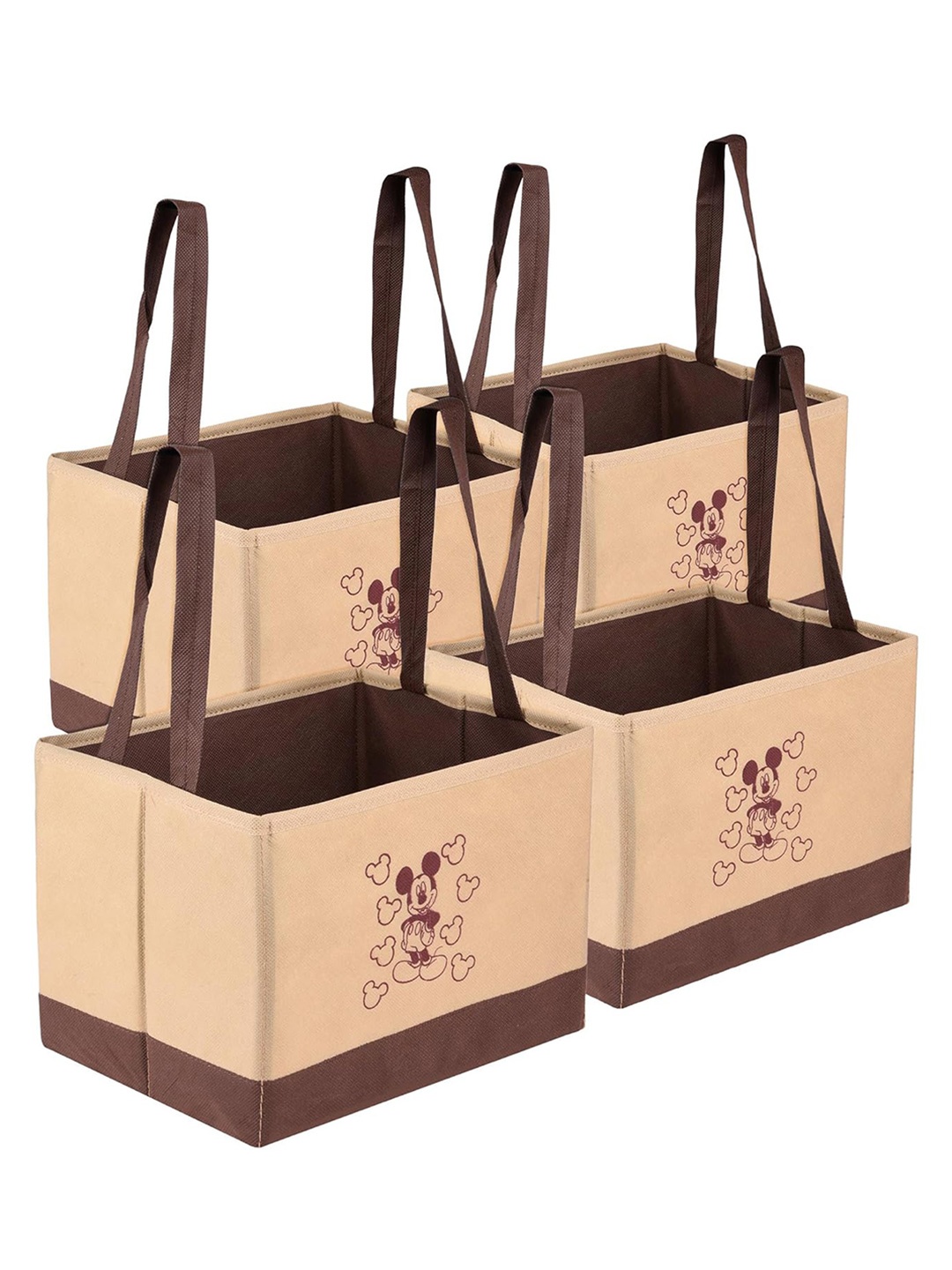 

Kuber Industries Brown Set of 4 Regular Drawer Organisers