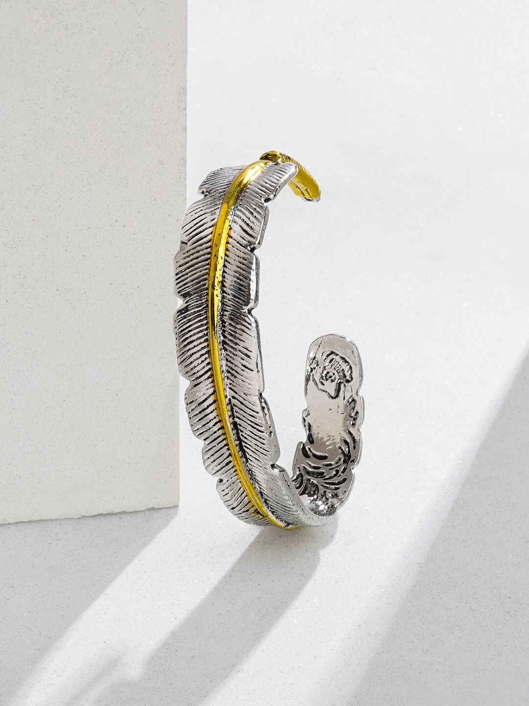 

JOKER & WITCH Men Silver-Plated Cuff Bracelet