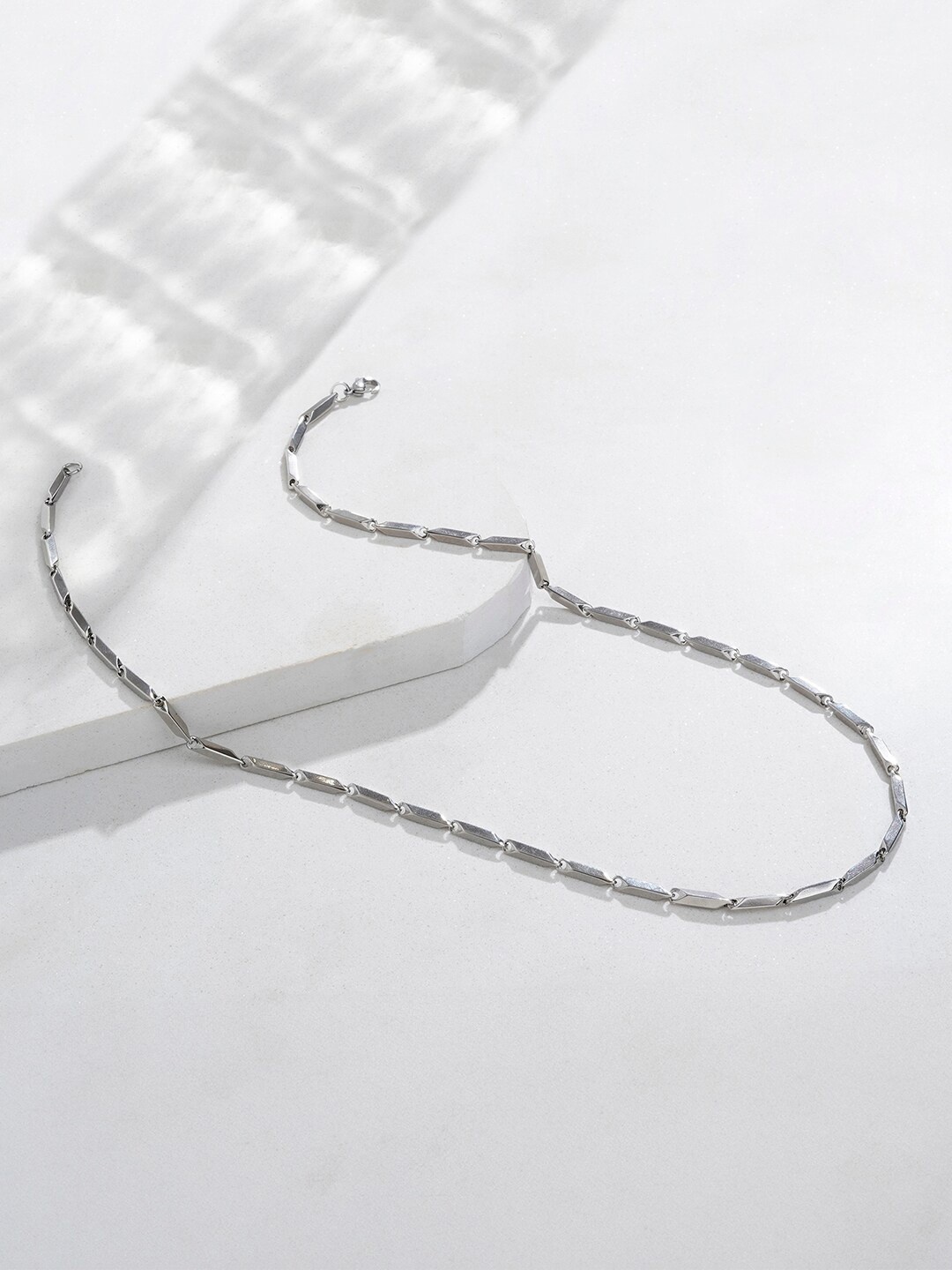 

JOKER & WITCH Men Silver Plated Chain