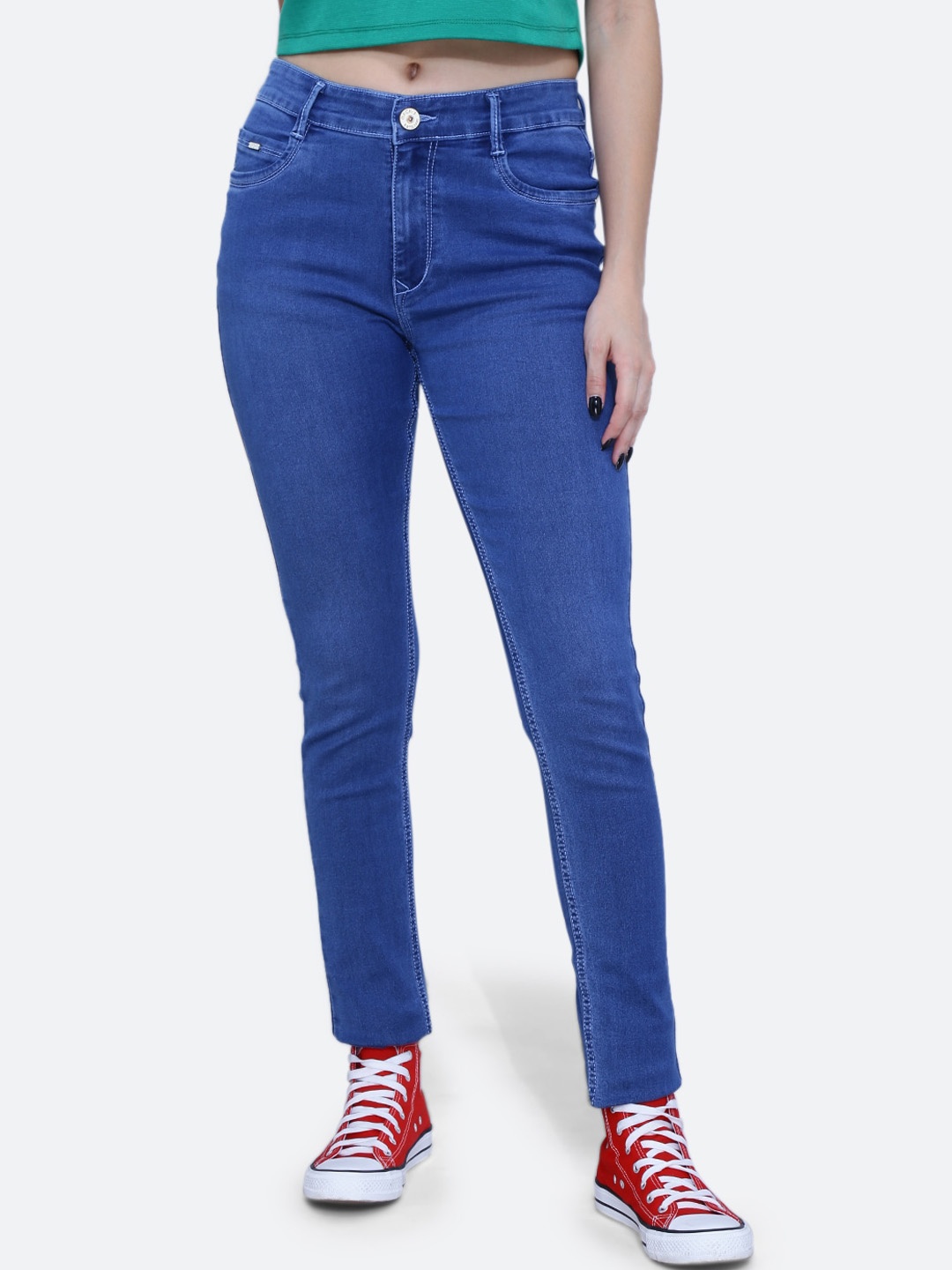 

FCK-3 Women Hottie High-Rise Stretchable Jeans, Blue