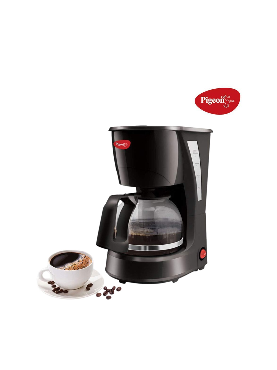 

Pigeon Black Anit Drip Mechanism Coffee Maker 600W