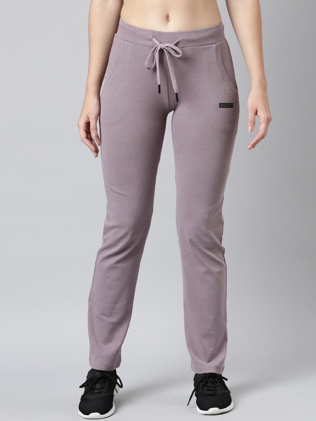 

SHOWOFF Women Slim-Fit Cotton Track Pant, Lavender