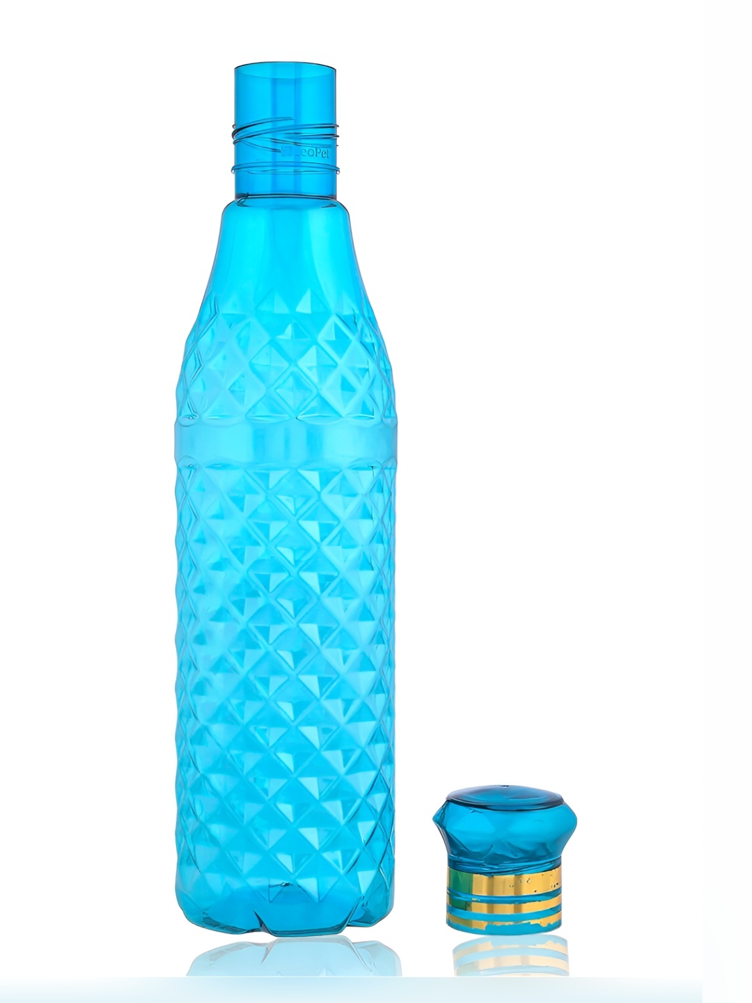 

Kuber Industries Blue 12 Pieces Printed Water Bottle 1Ltr