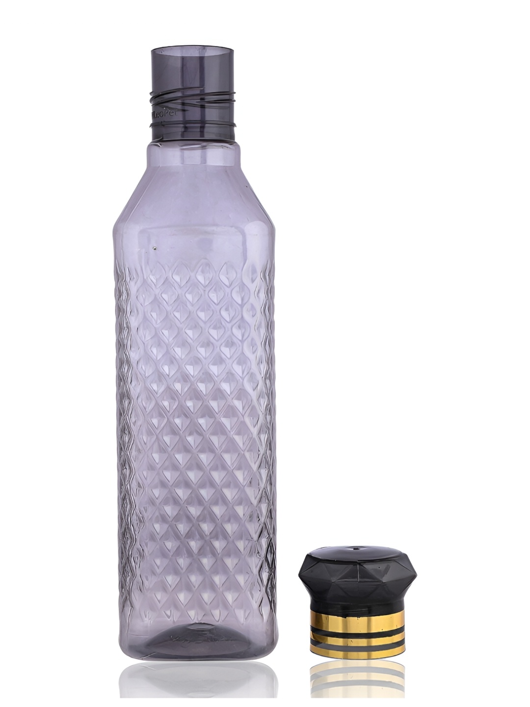 

Kuber Industries Green & Grey 6 Pieces Water Bottles 1Ltr