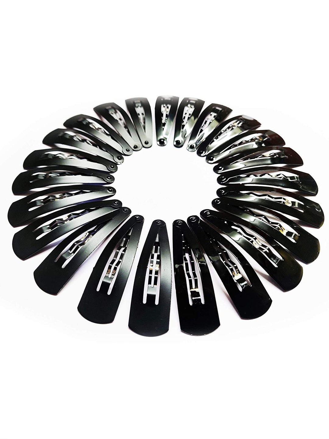 

BAESD Girls Set Of 24 Tic Tac Hair Clip, Black