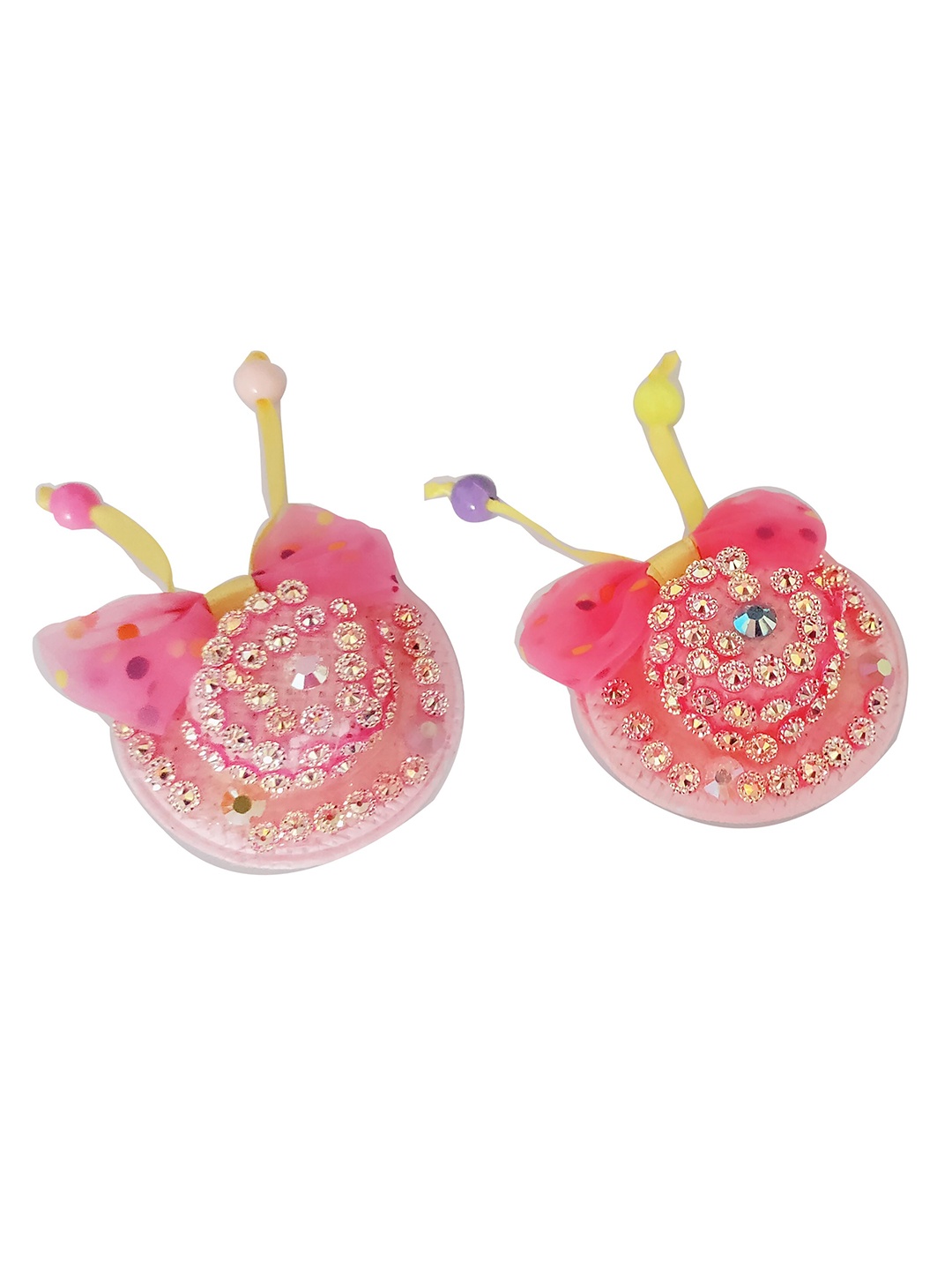

BAESD Girls Set Of 2 Embellished Alligator Hair Clip, Pink