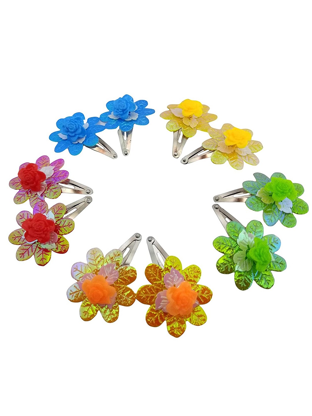 

BAESD Girls Set of 10 Tic Tac Hair Clip, Blue