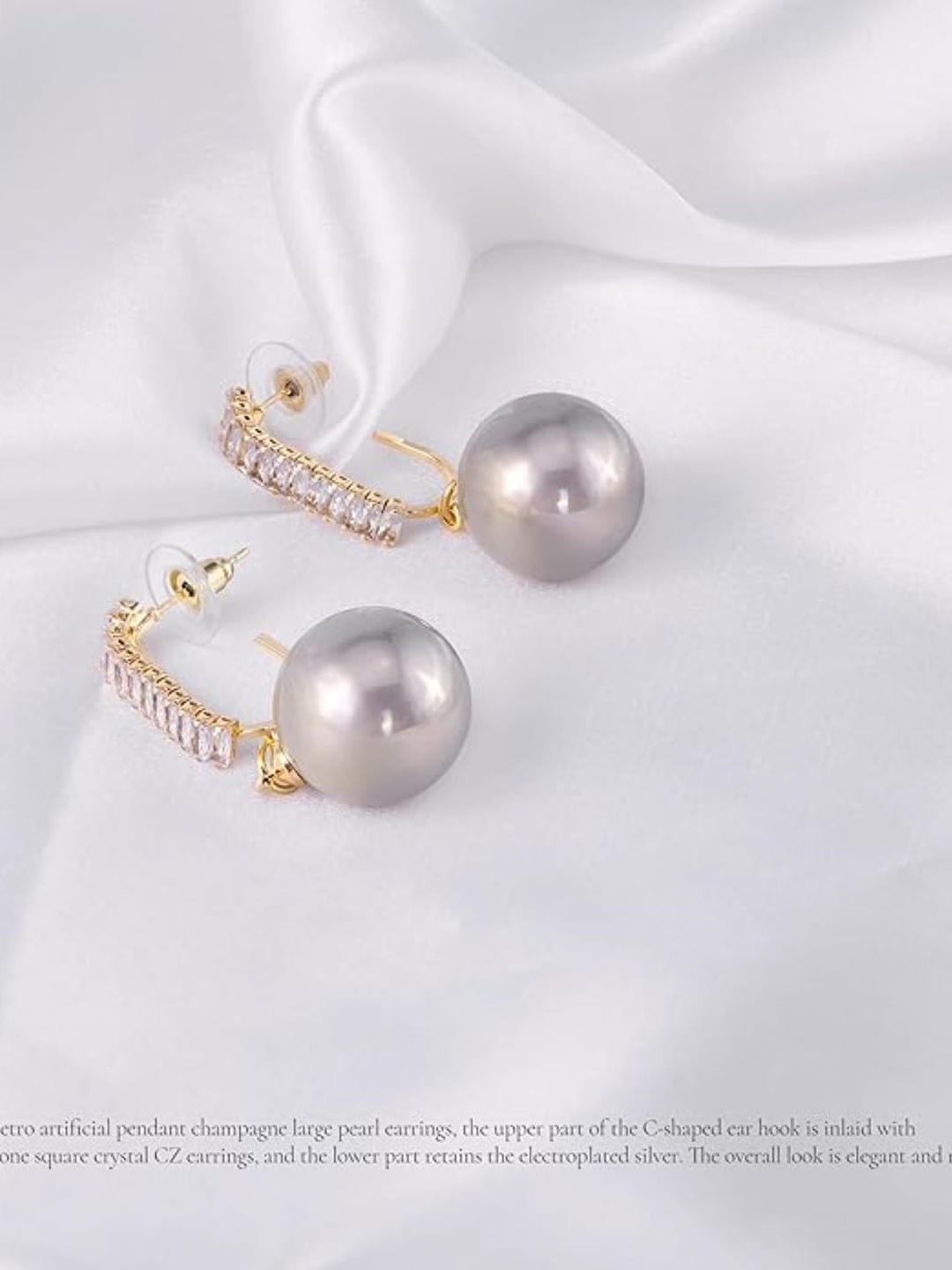 

EL REGALO Spherical Drop Earrings, Purple