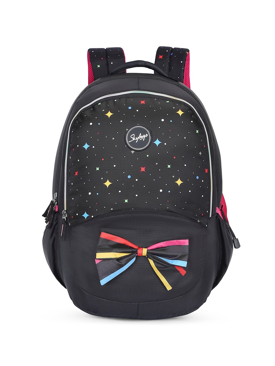 

Skybags Kids Graphic Printed Backpack, Black