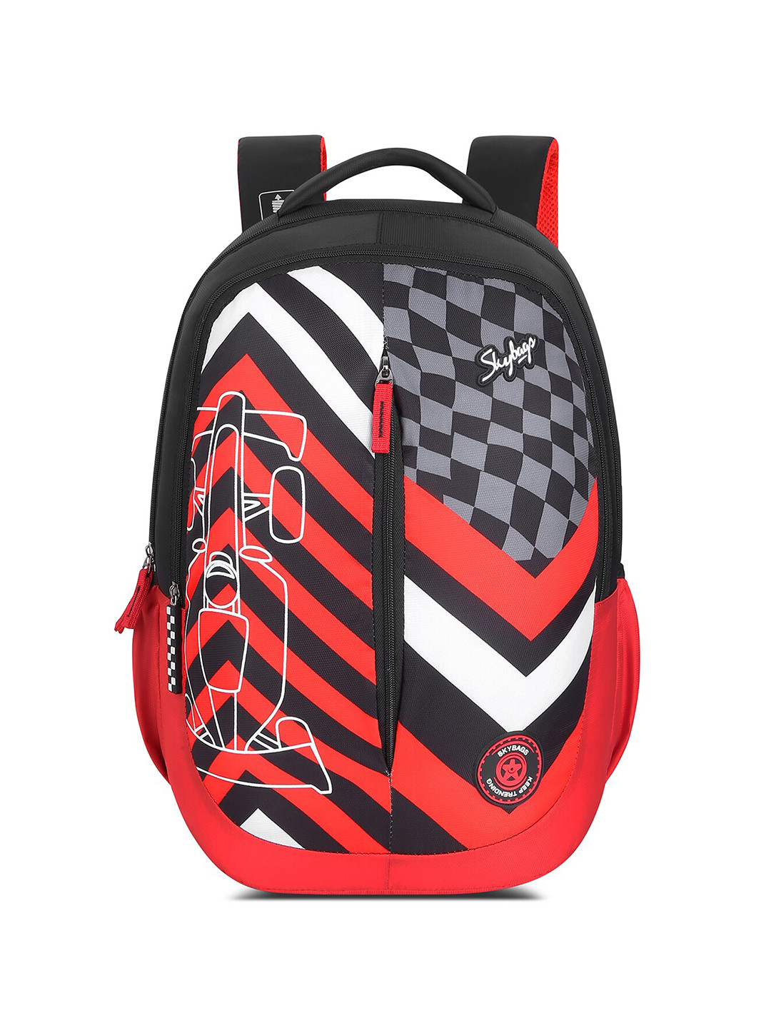 

Skybags Kids Geometric Backpack, Black