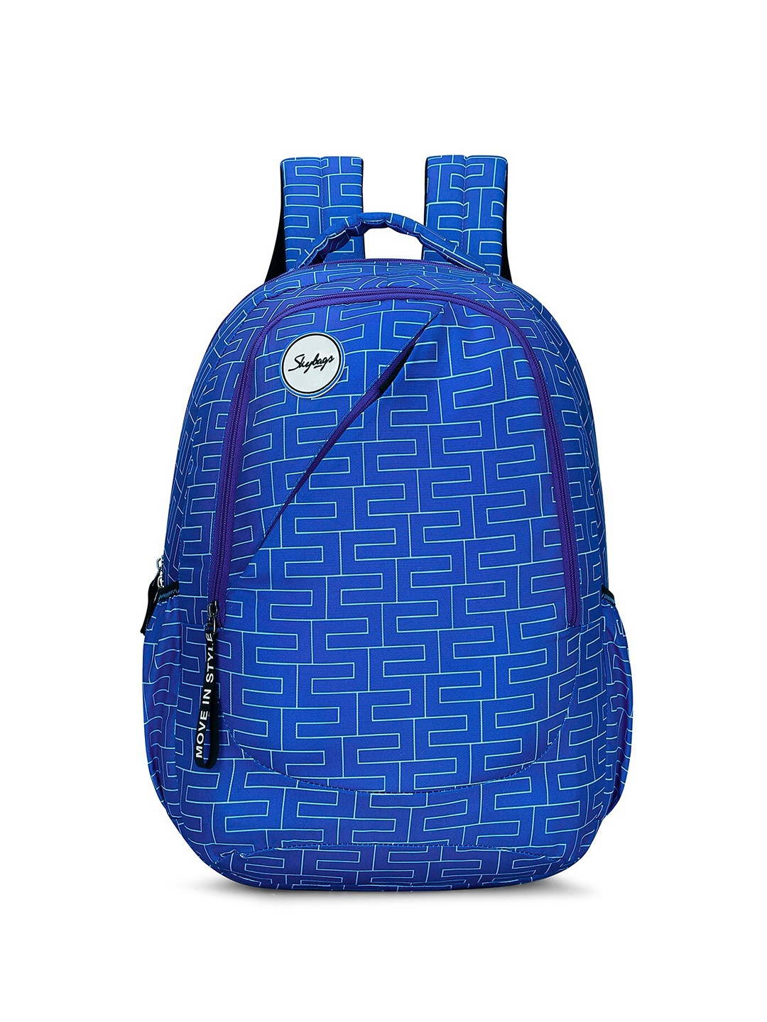 

Skybags Kids Geometric Casual Backpack, Blue