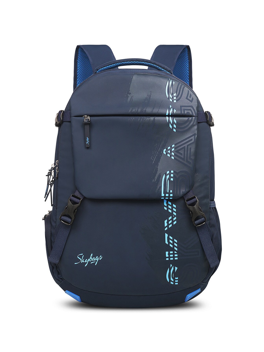 

Skybags Unisex Brand Logo Printed Backpack, Navy blue