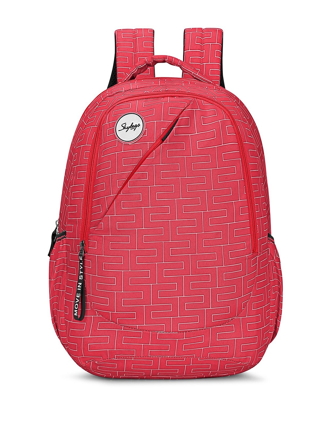 

Skybags Kids Printed Backpack, Red