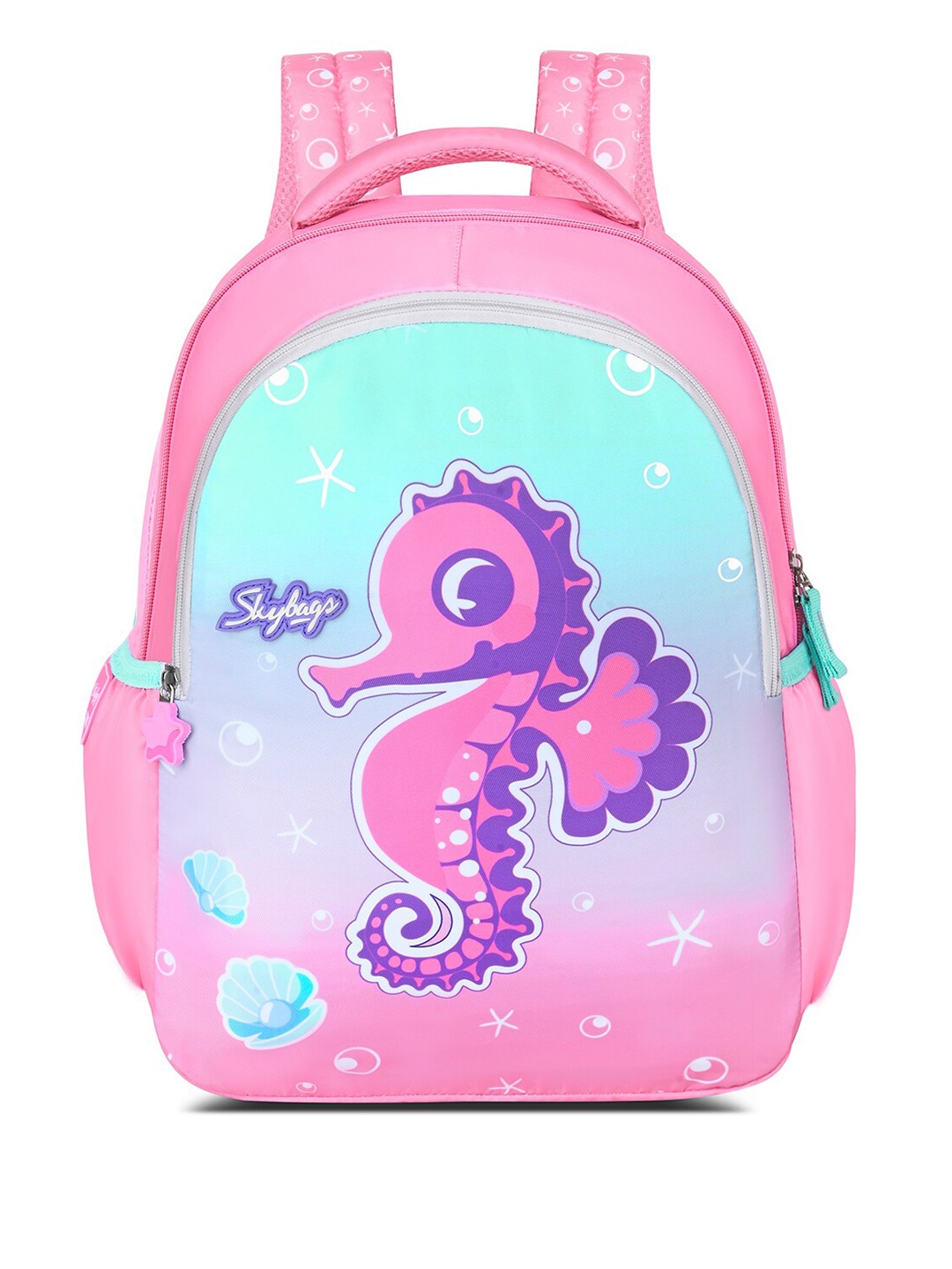 

Skybags Kids Sea Horse Printed Backpack, Pink