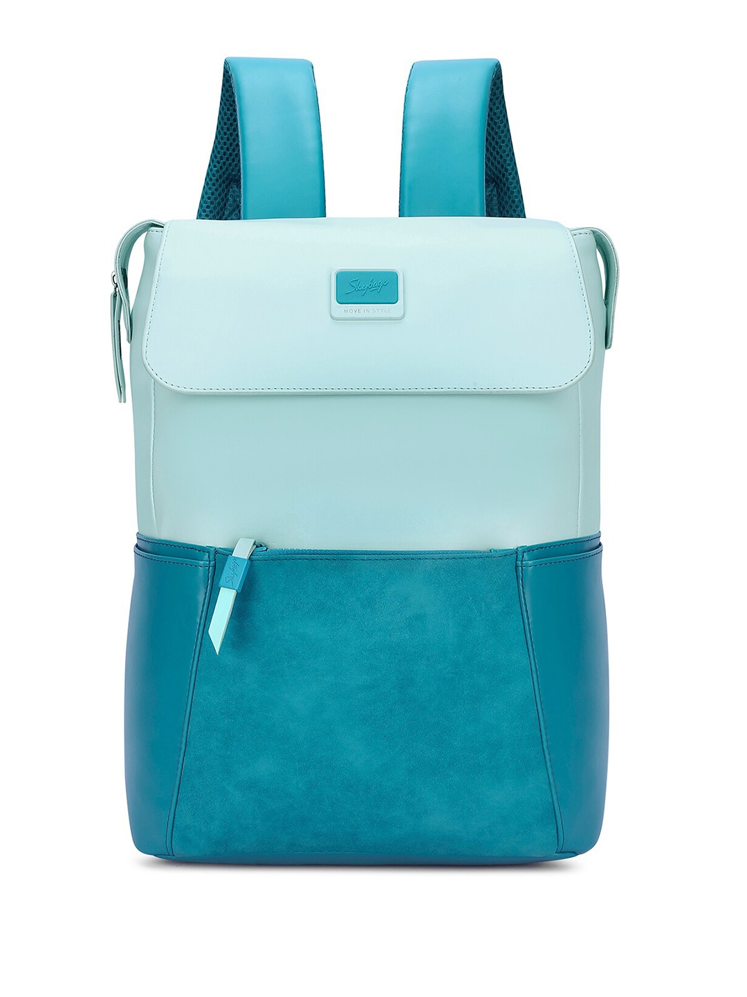 

Skybags Unisex Colourblocked Backpack, Teal