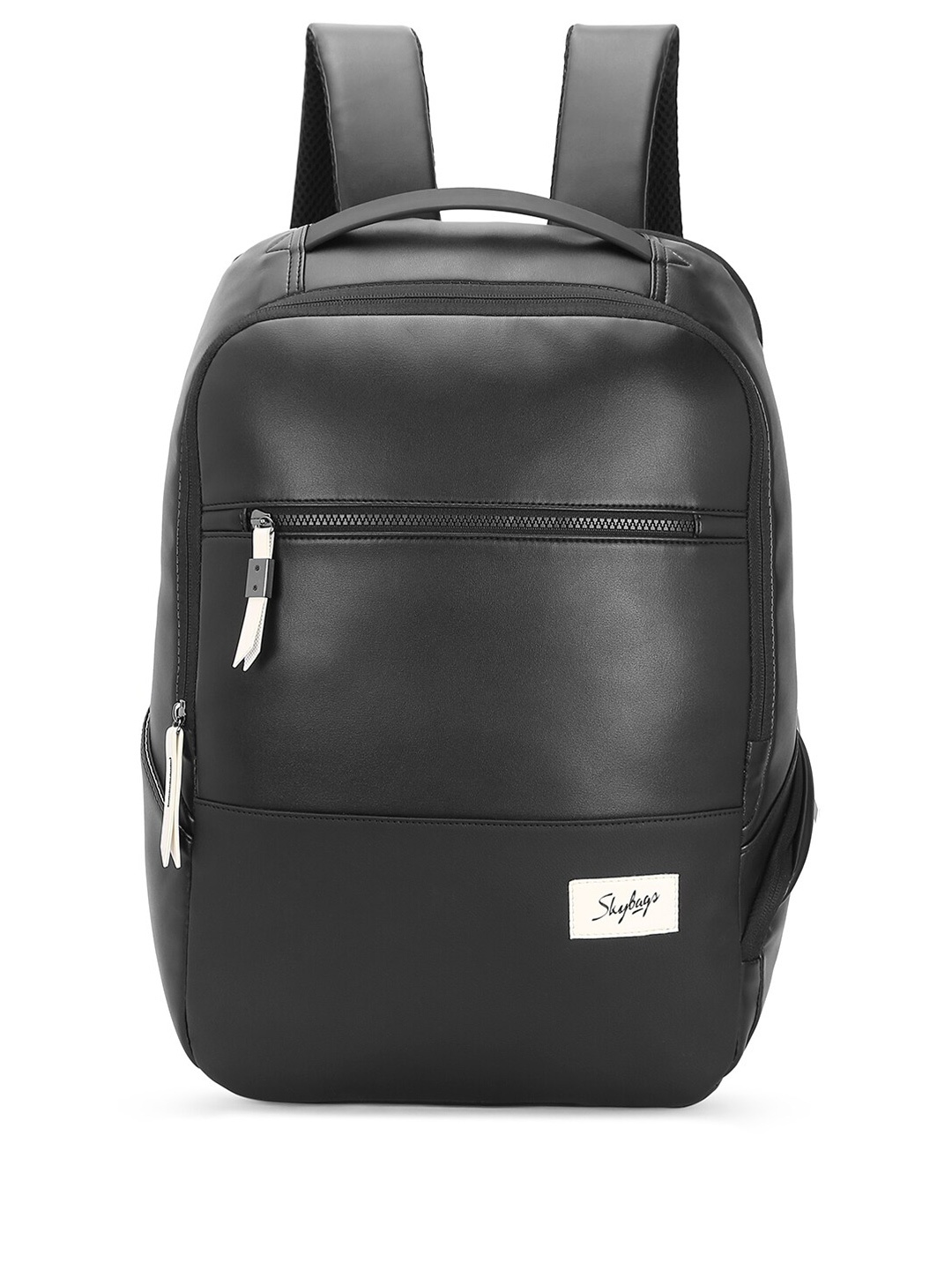 

Skybags Solid Laptop Backpack, Black