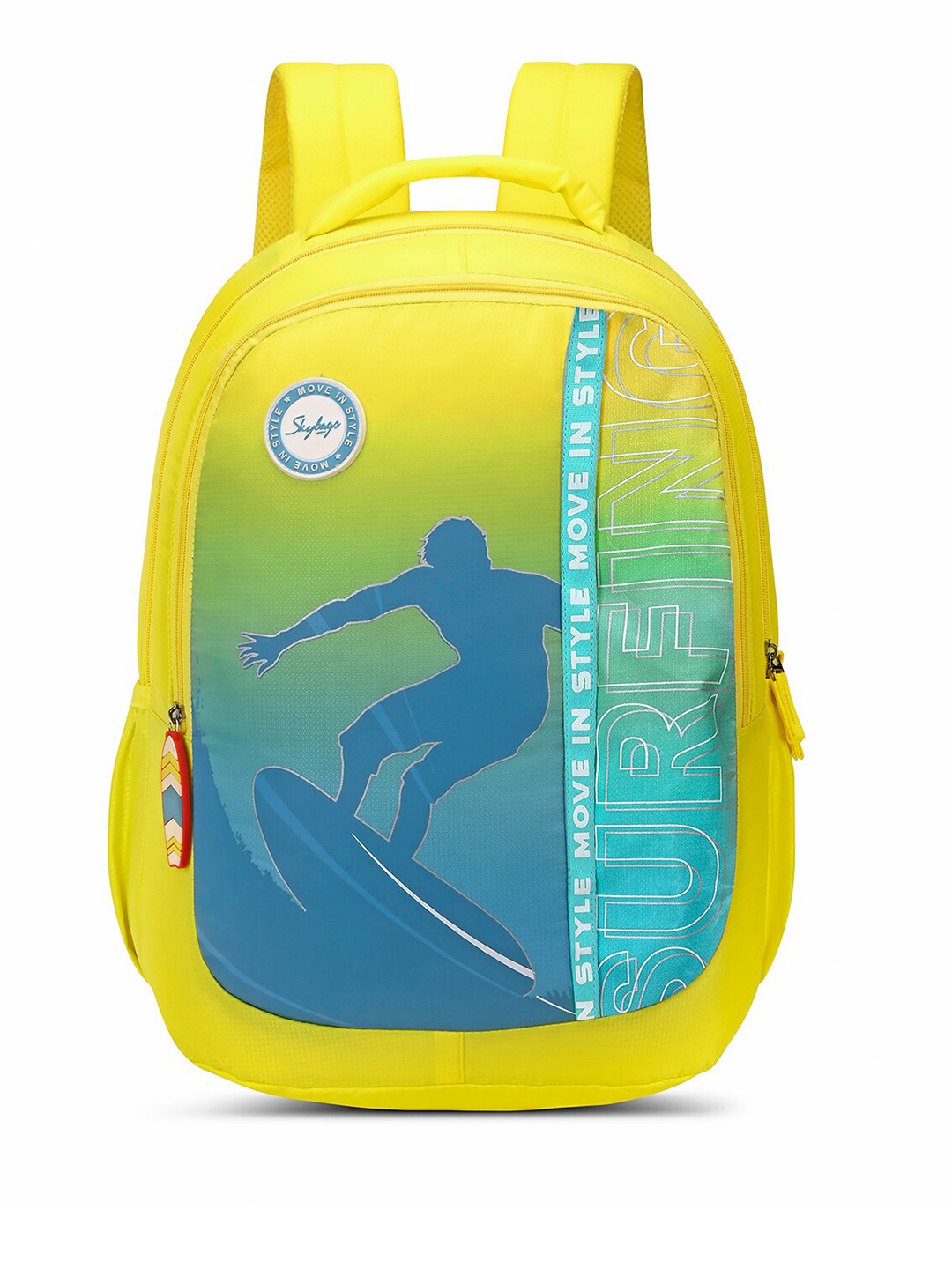 

Skybags Kids Graphic Printed Backpack, Yellow