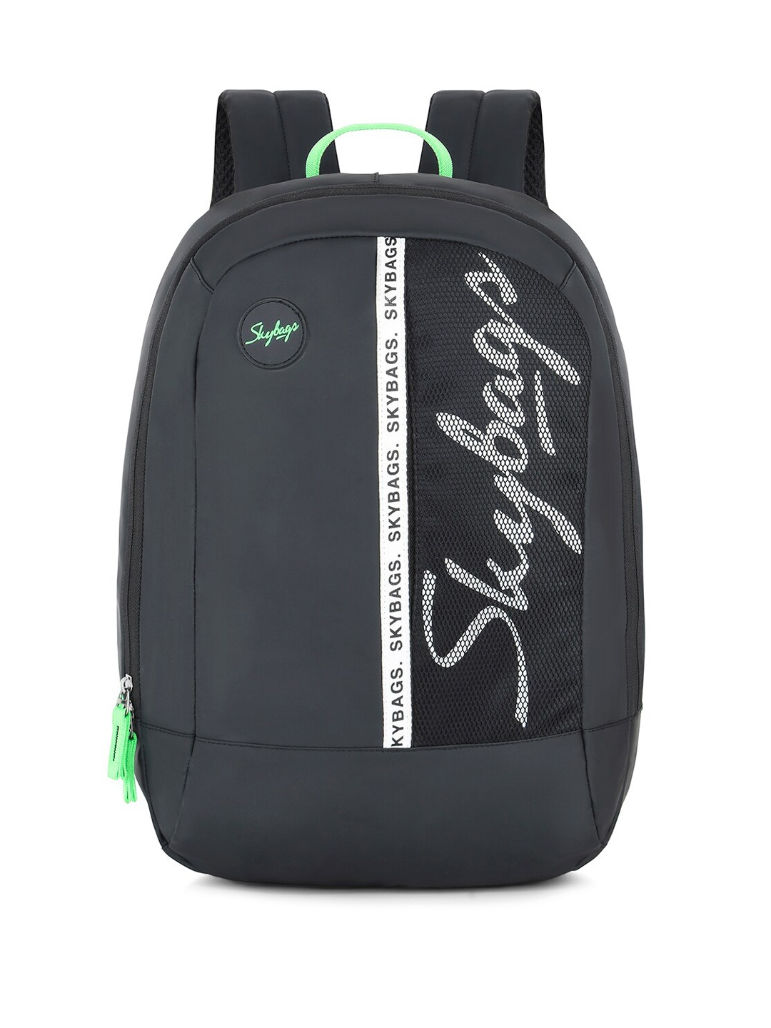 

Skybags Unisex Typography Printed Ergonomic Backpack, Black