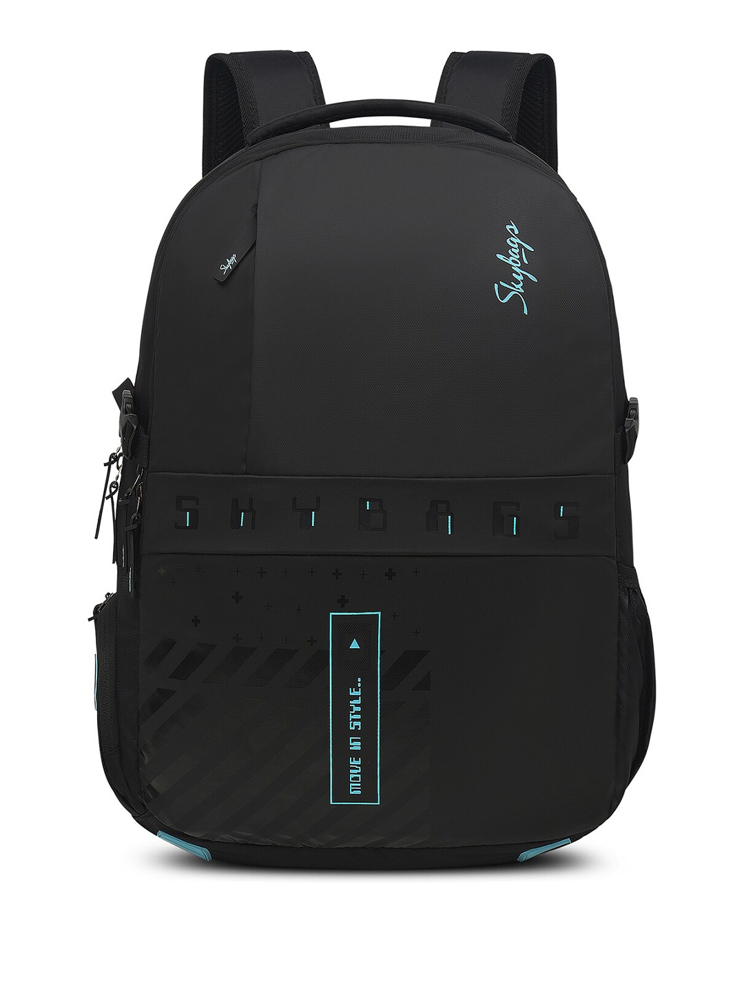 

Skybags Brand Logo Ergonomic Backpack, Black