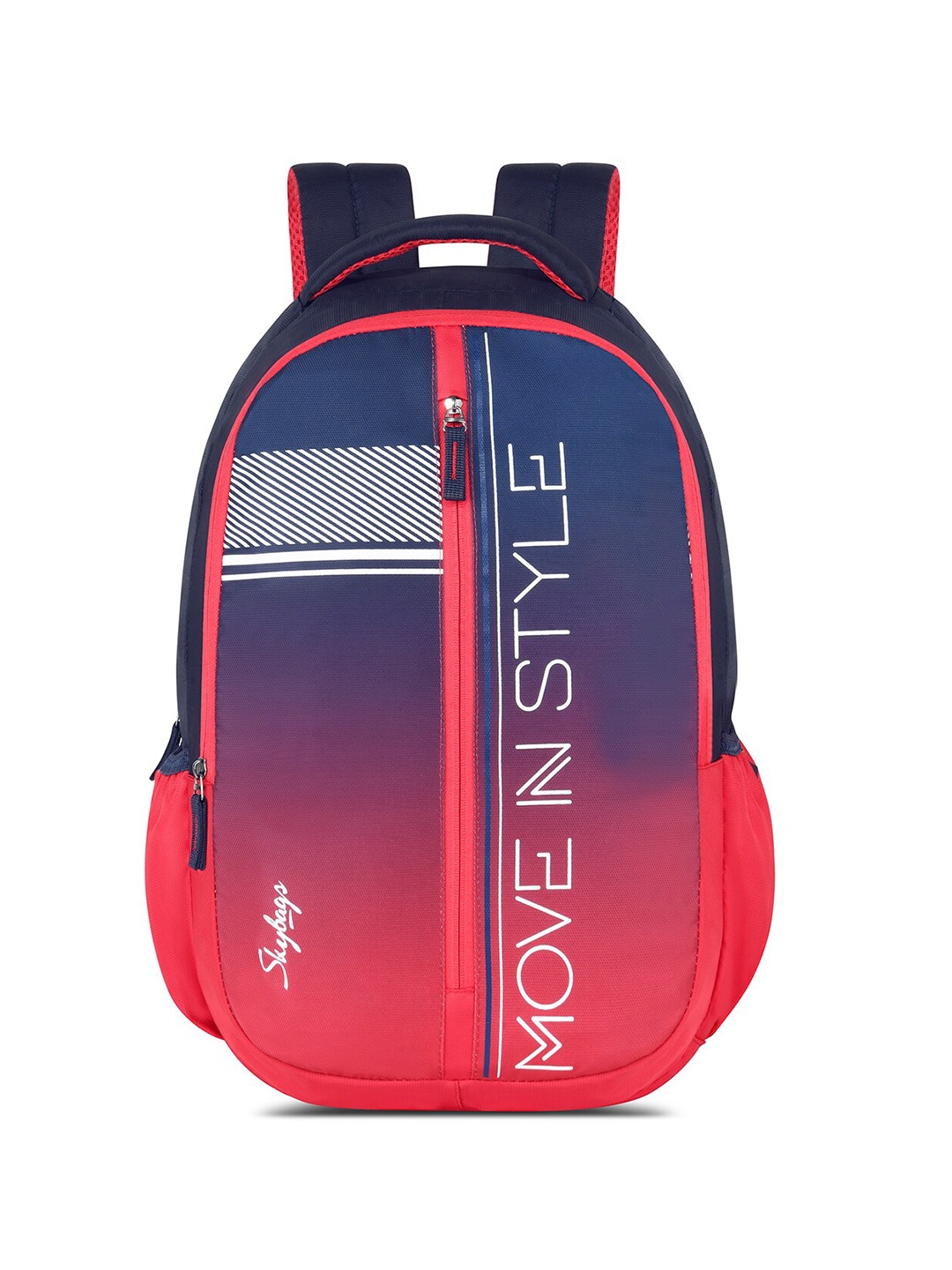 

Skybags Unisex Typography Printed Backpack -Up to 16 inch, Red