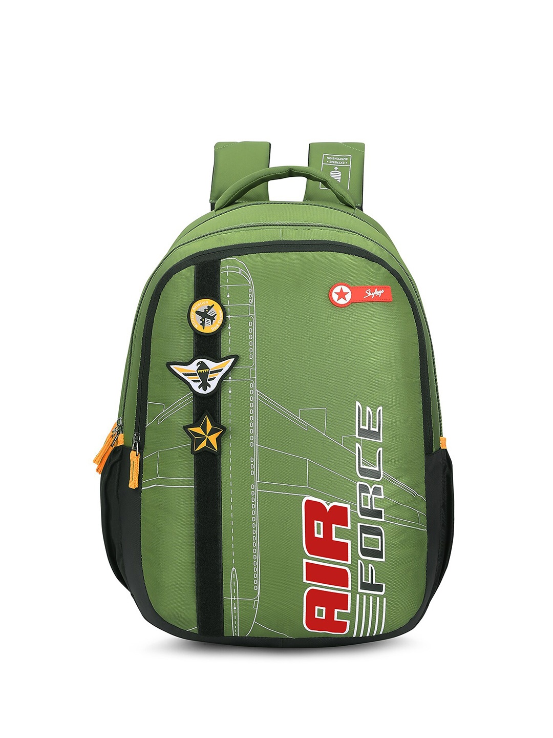 

Skybags Kids Printed Backpack, Green