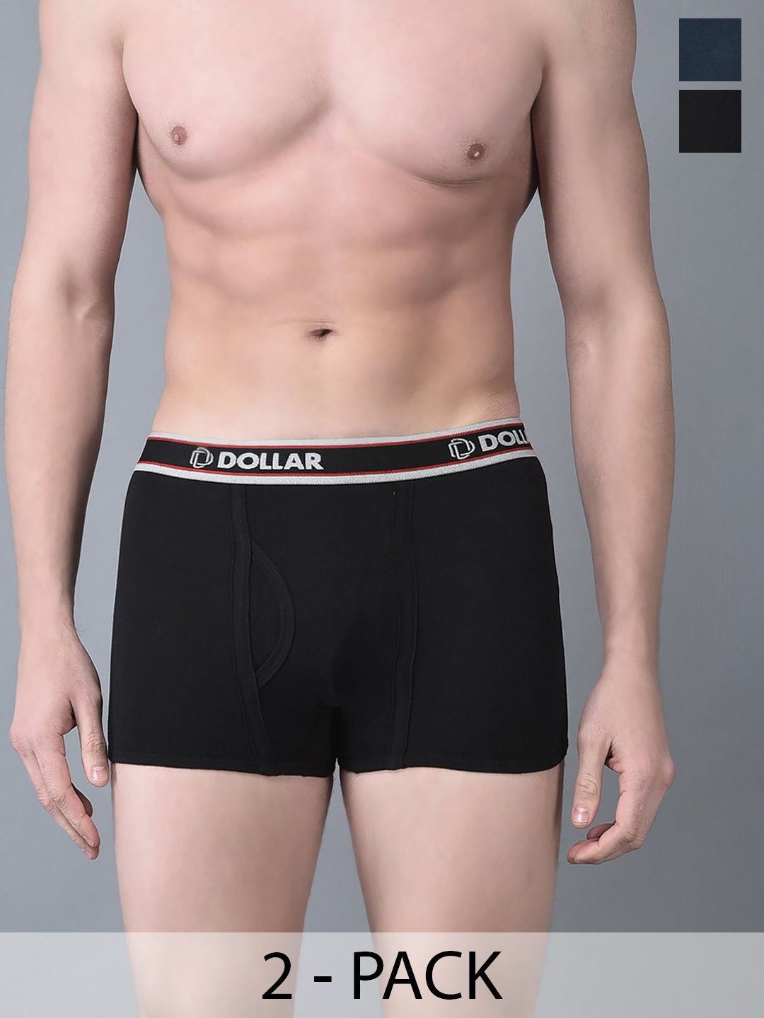 

Dollar Bigboss Pack Of 2 Assorted Combed Cotton Trunks MBTR-01-MINI-PO2-CO2-S24
