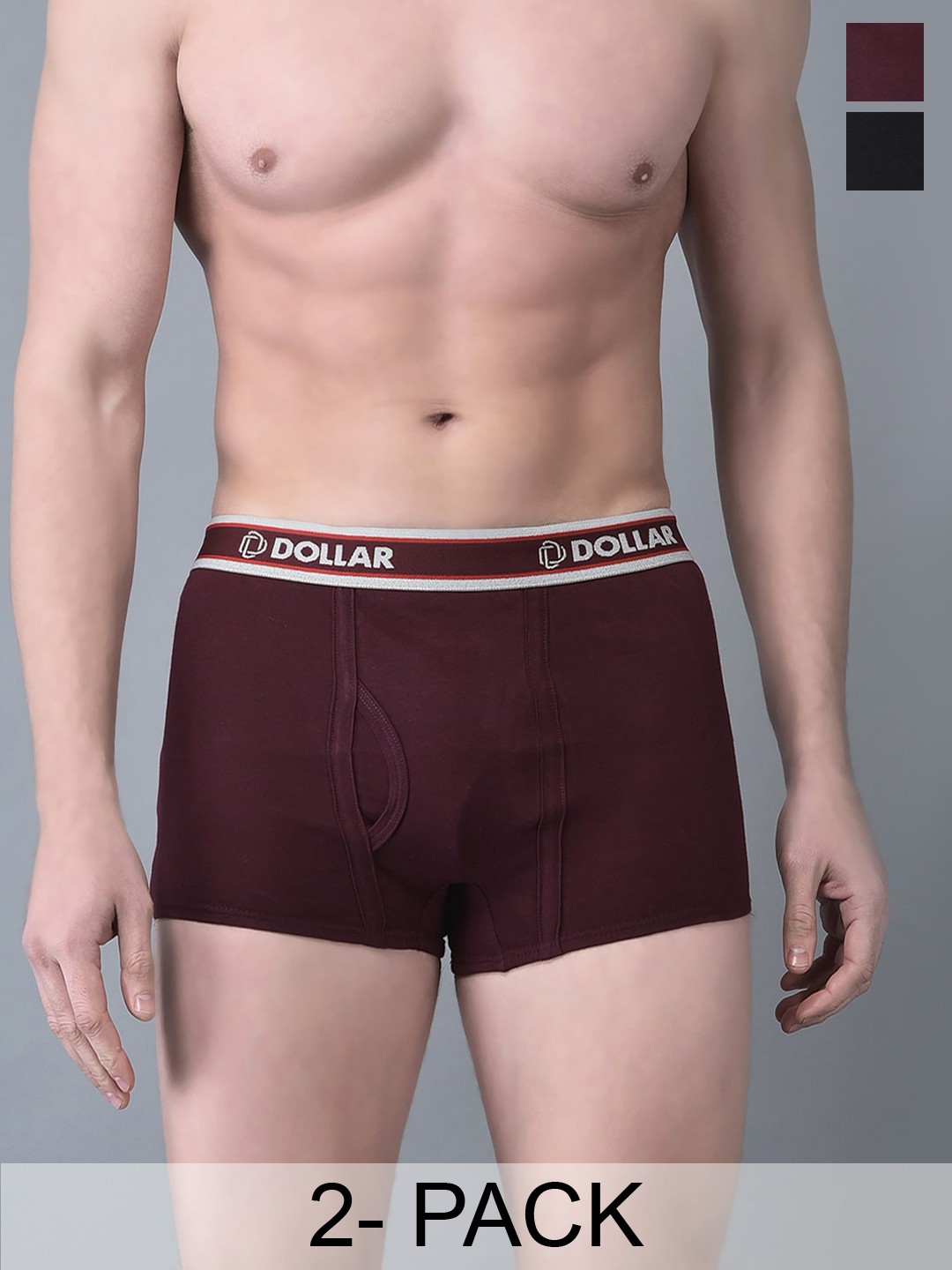 

Dollar Bigboss Men 2 Combed Cotton Double Pouch Support Trunk MBTR-01-MINI-PO2-CO3-S24, Assorted
