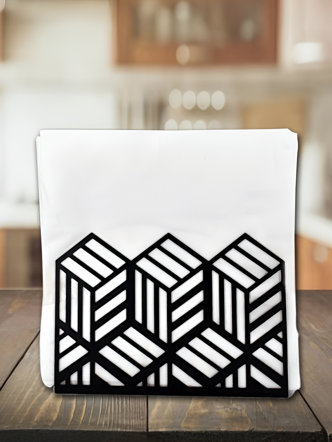 

Kookee Black Tissue Paper Napkin Holder