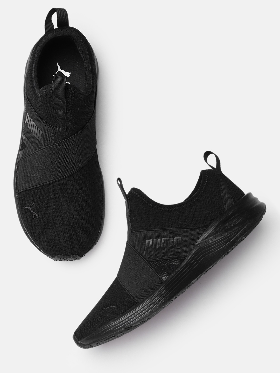 

Puma Women Better Foam Prowl Slip-On Running Shoes, Black