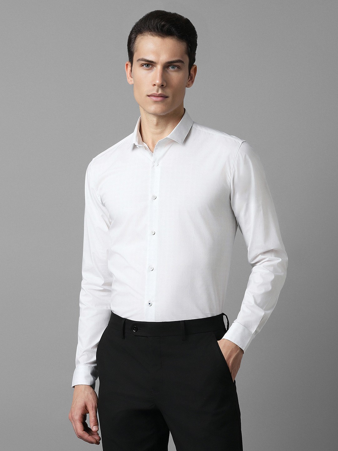 

Louis Philippe Sport Slim Fit Long Sleeves Casual Shirt, White
