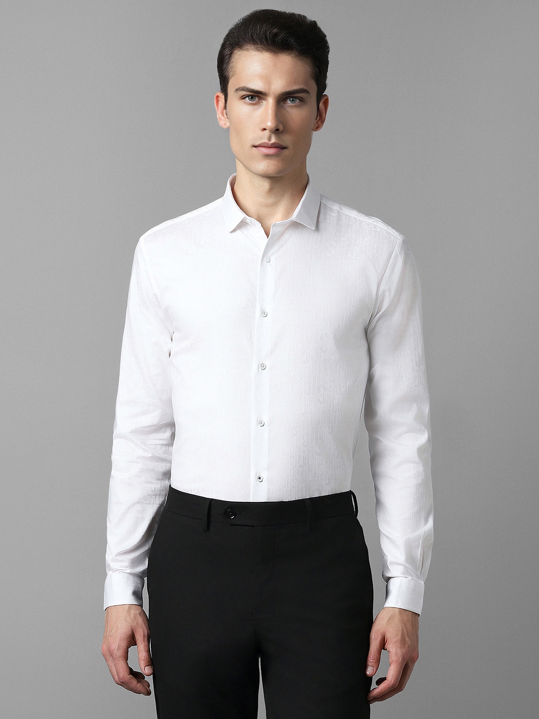 

Louis Philippe Sport Slim Fit Spread Collar Formal Shirt, White