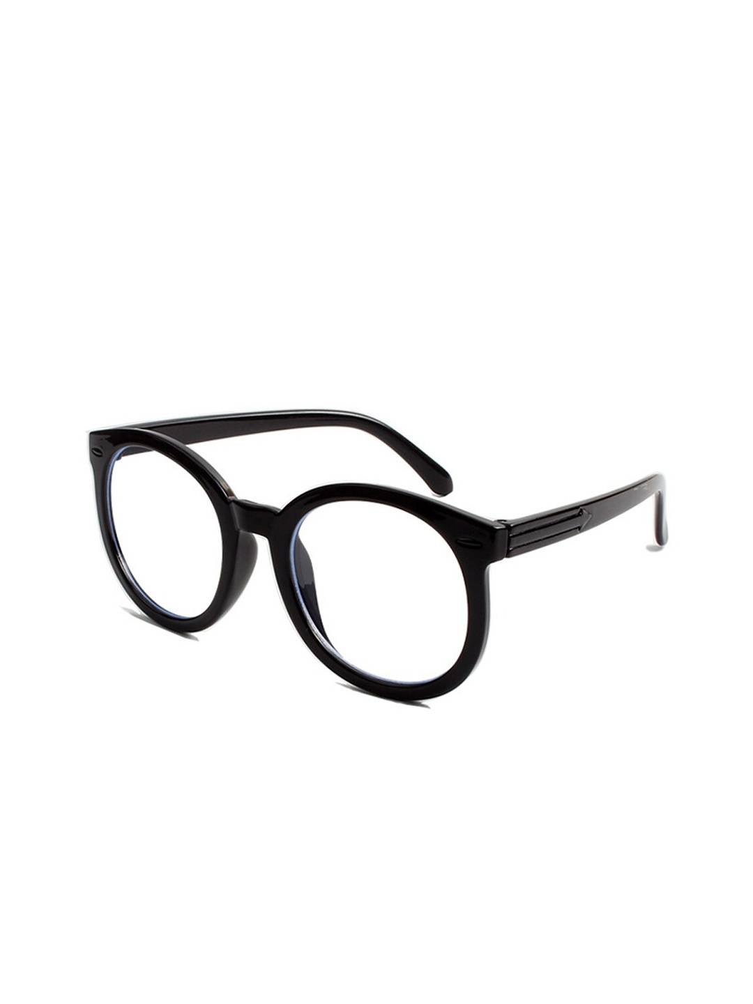 

SYGA Unisex Full Rim Computer Glass Round Frames, Black