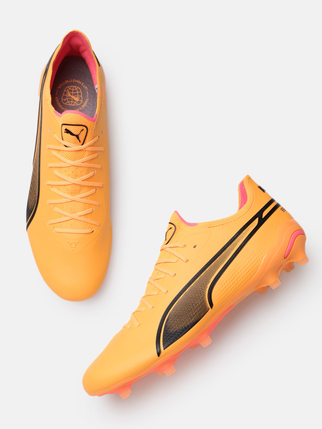 

Puma Unisex King Ultimate FG/AG Football Boots, Orange
