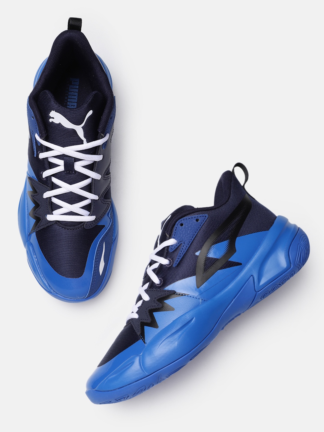 

Puma Unisex Genetics Basketball Shoes, Blue