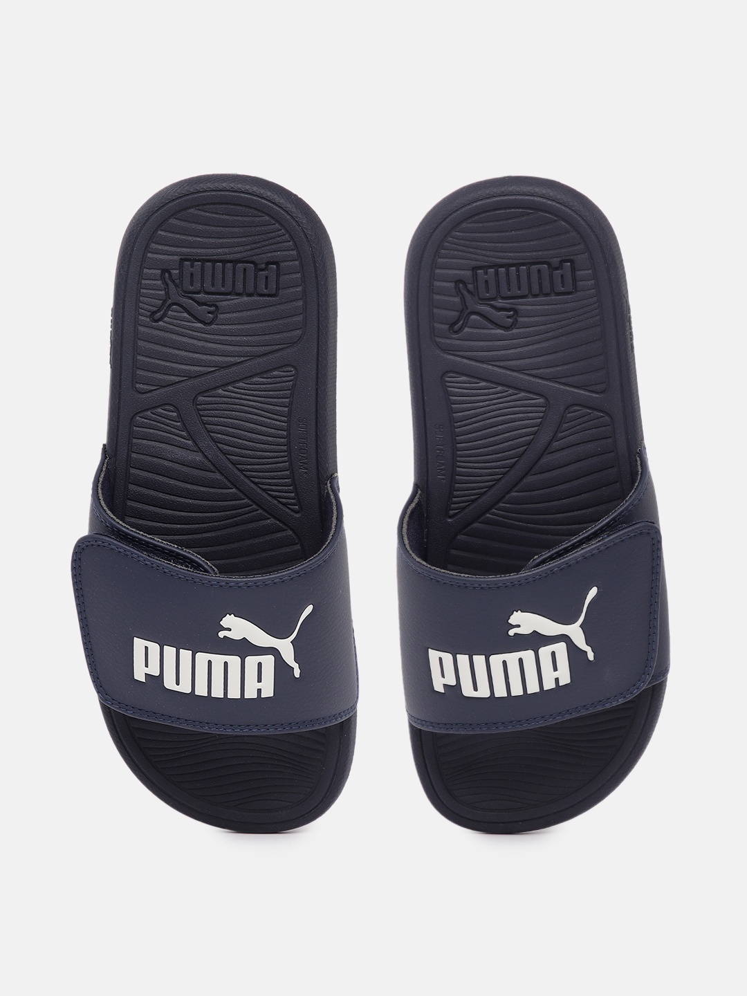 

Puma Unisex Printed Cool Cat 2.0 V BX Sliders, Blue