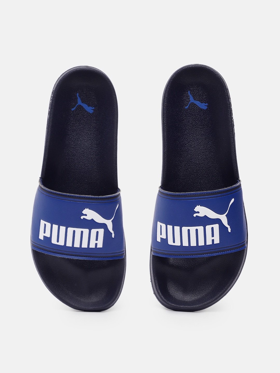 

Puma Unisex Brand Logo Leadcat 2.0 V1 Print Sliders, Blue