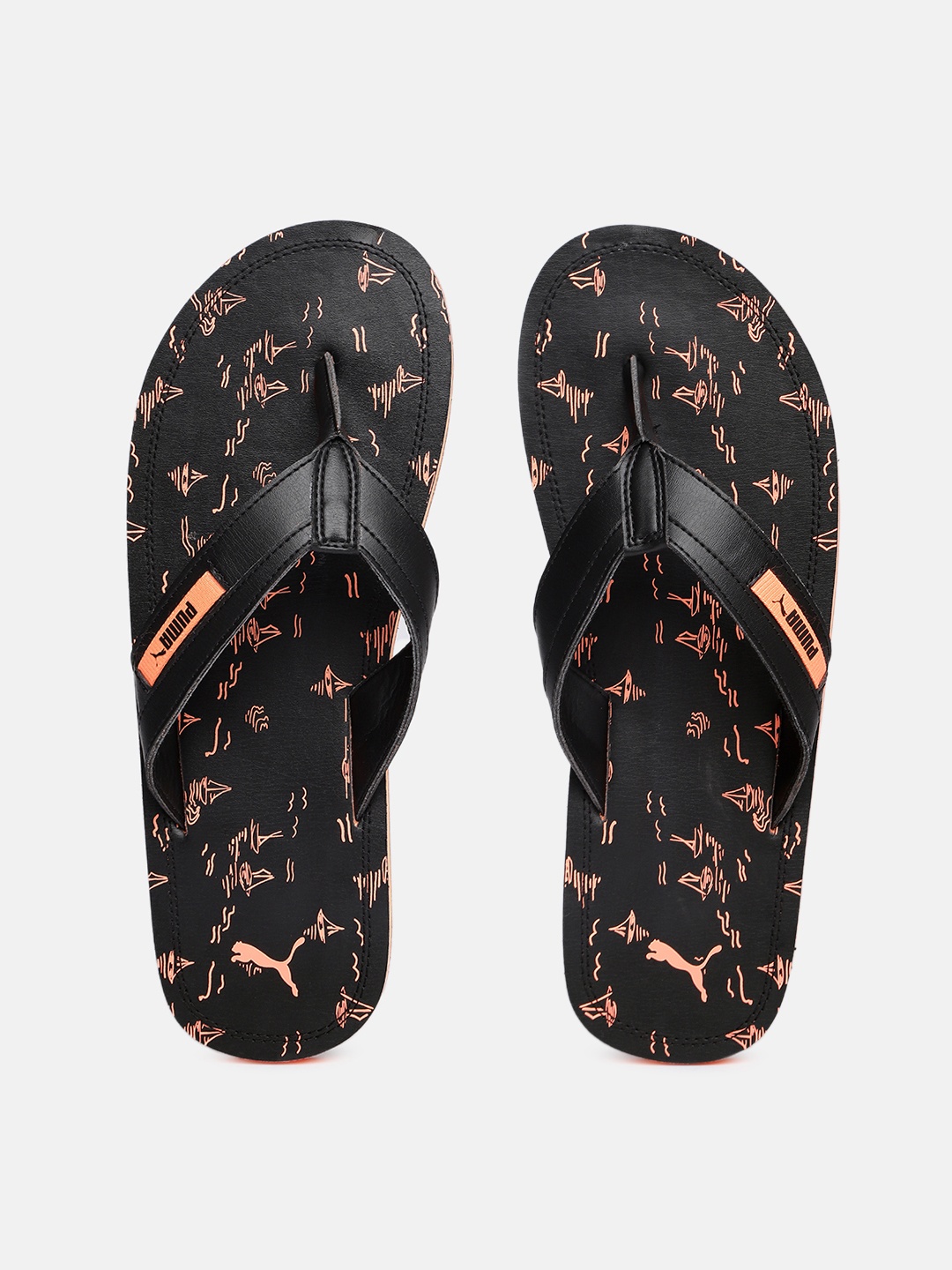 

Puma Men Ketava V 3.0 Printed Thong Flip-Flops, Black