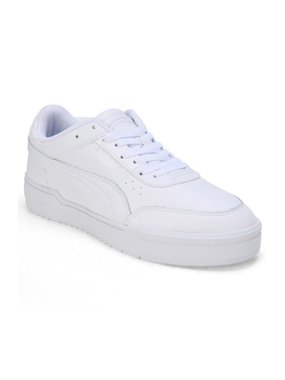 

Puma Unisex CA Pro Sport Perforations Leather Sneakers, White