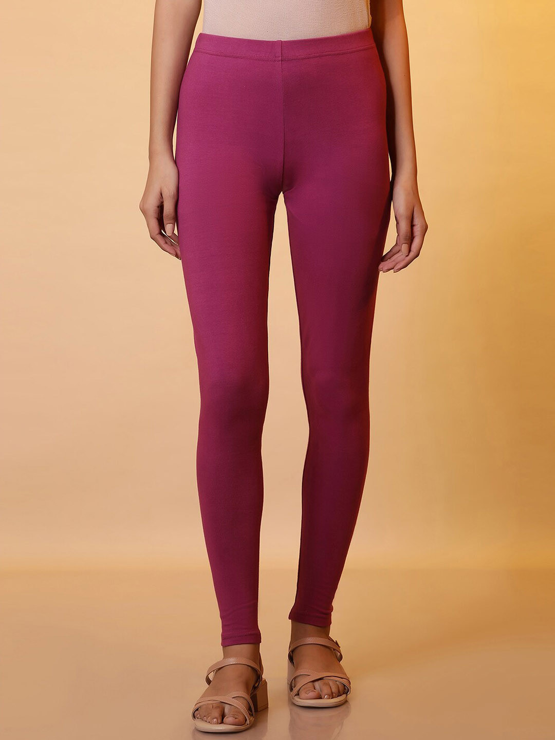 

AURELIA Women Ankle Length Leggings, Purple