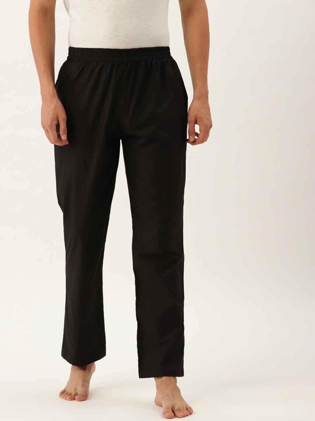 

Molly & Michel Men Mid-Rise Cotton Pyjamas, Black