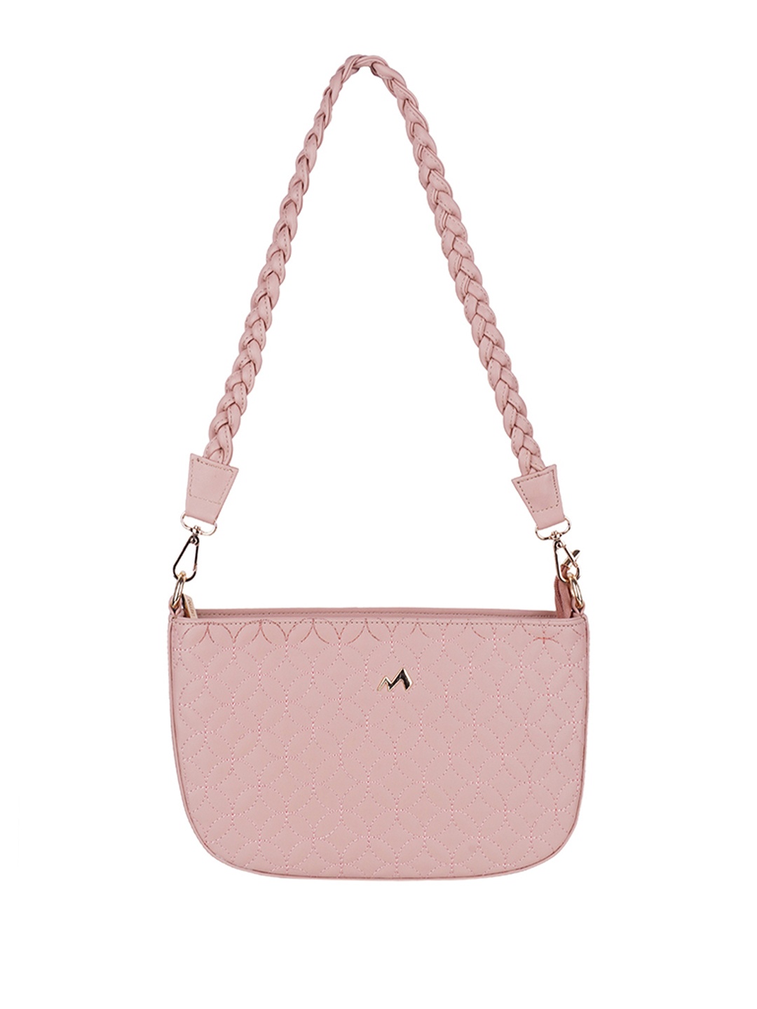 

Metro Structured Shoulder Bag With Quilted, Pink