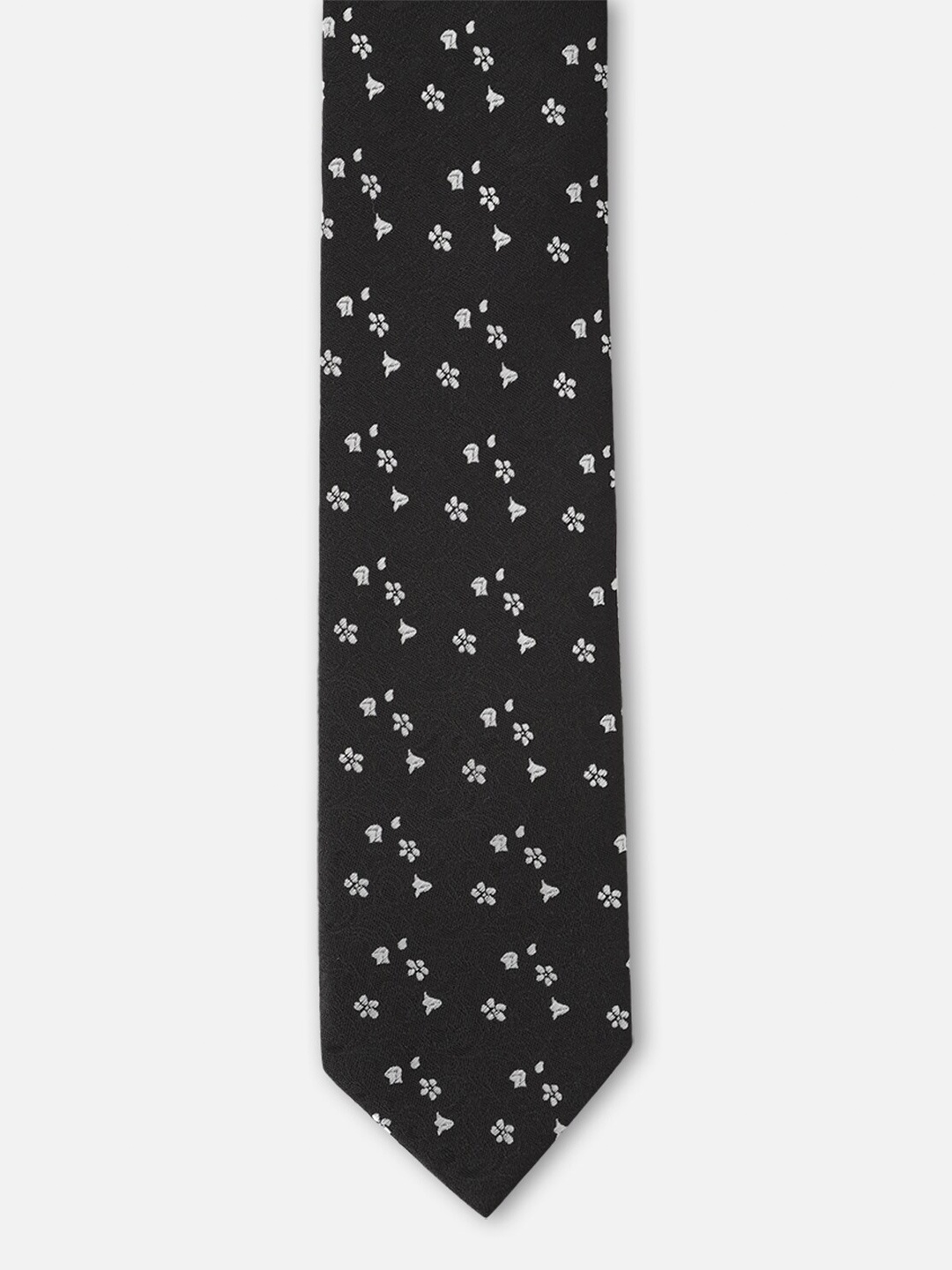 

Louis Philippe Men Printed Broad Tie, Black