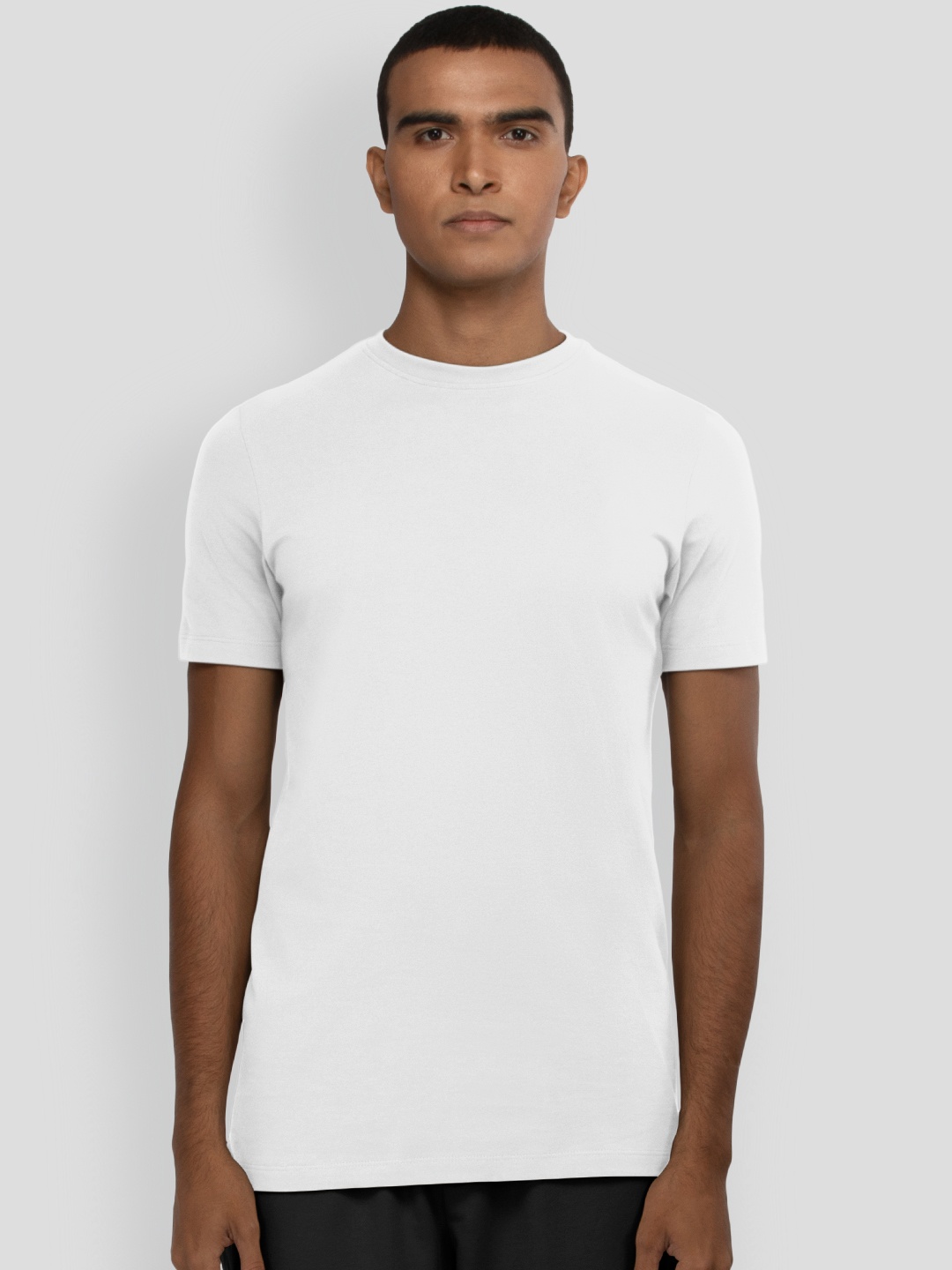 

PANGOLIN Round Neck Supima Cotton T-shirt, White