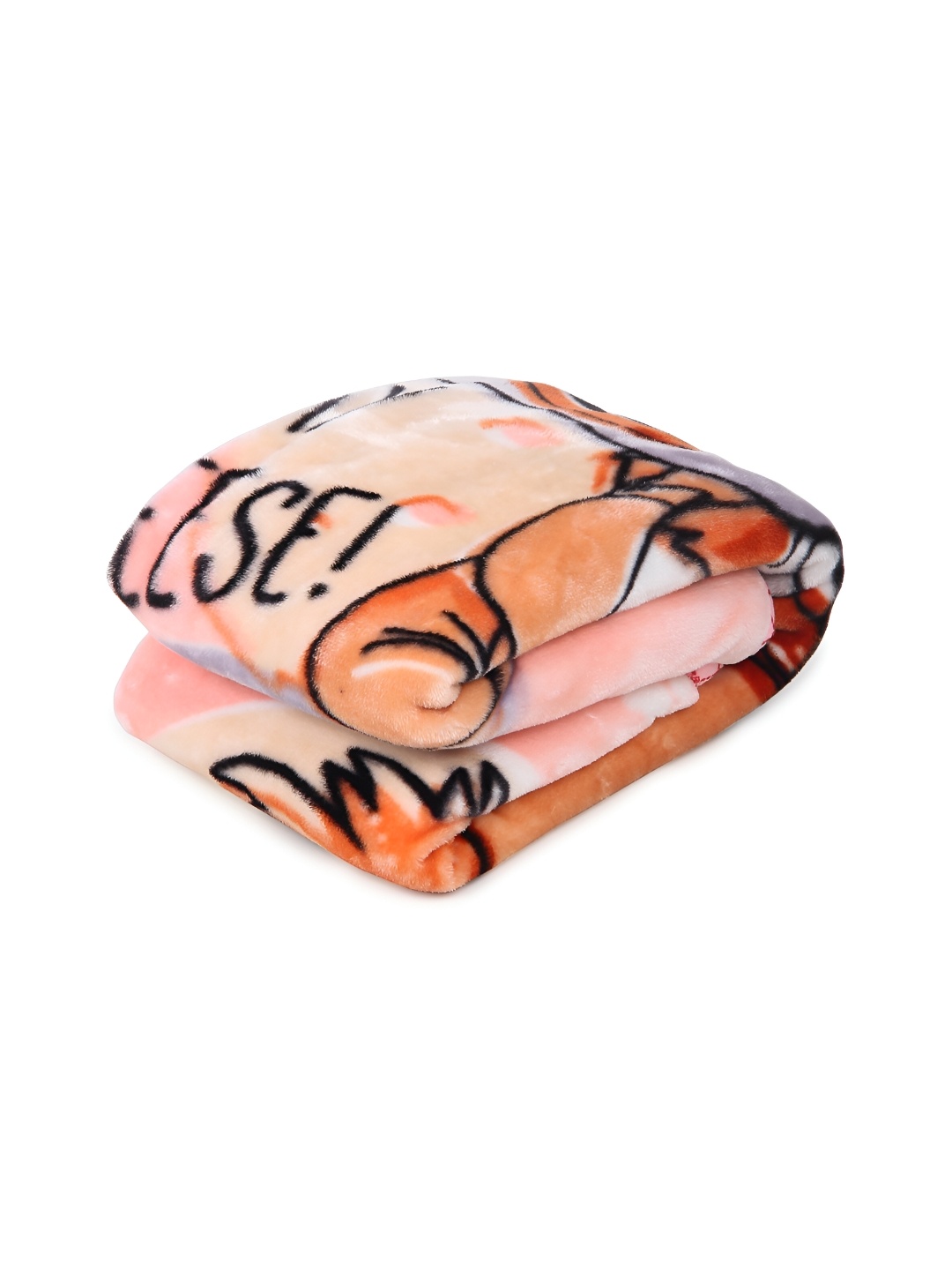 

Butterthief Peach & Black Mink Heavy Winter 350 GSM Single Bed Blanket