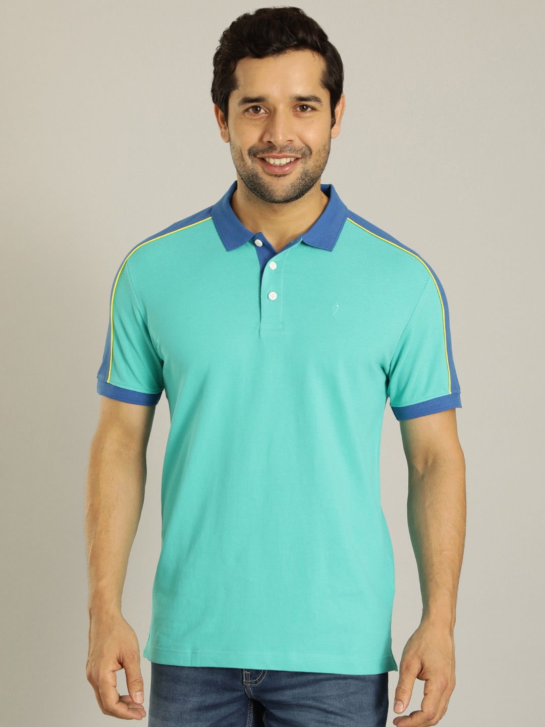 

Indian Terrain Polo Collar T-shirt, Green