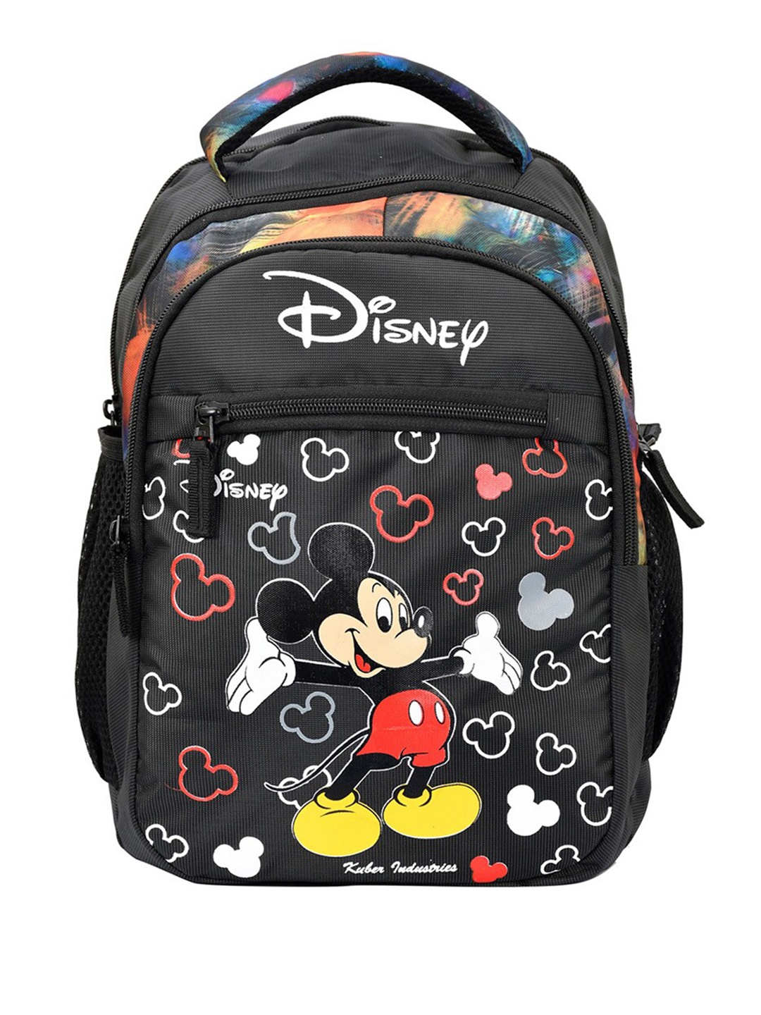 

Kuber Industries Unisex Disney Mickey Printed Ergonomic Backpack, Black