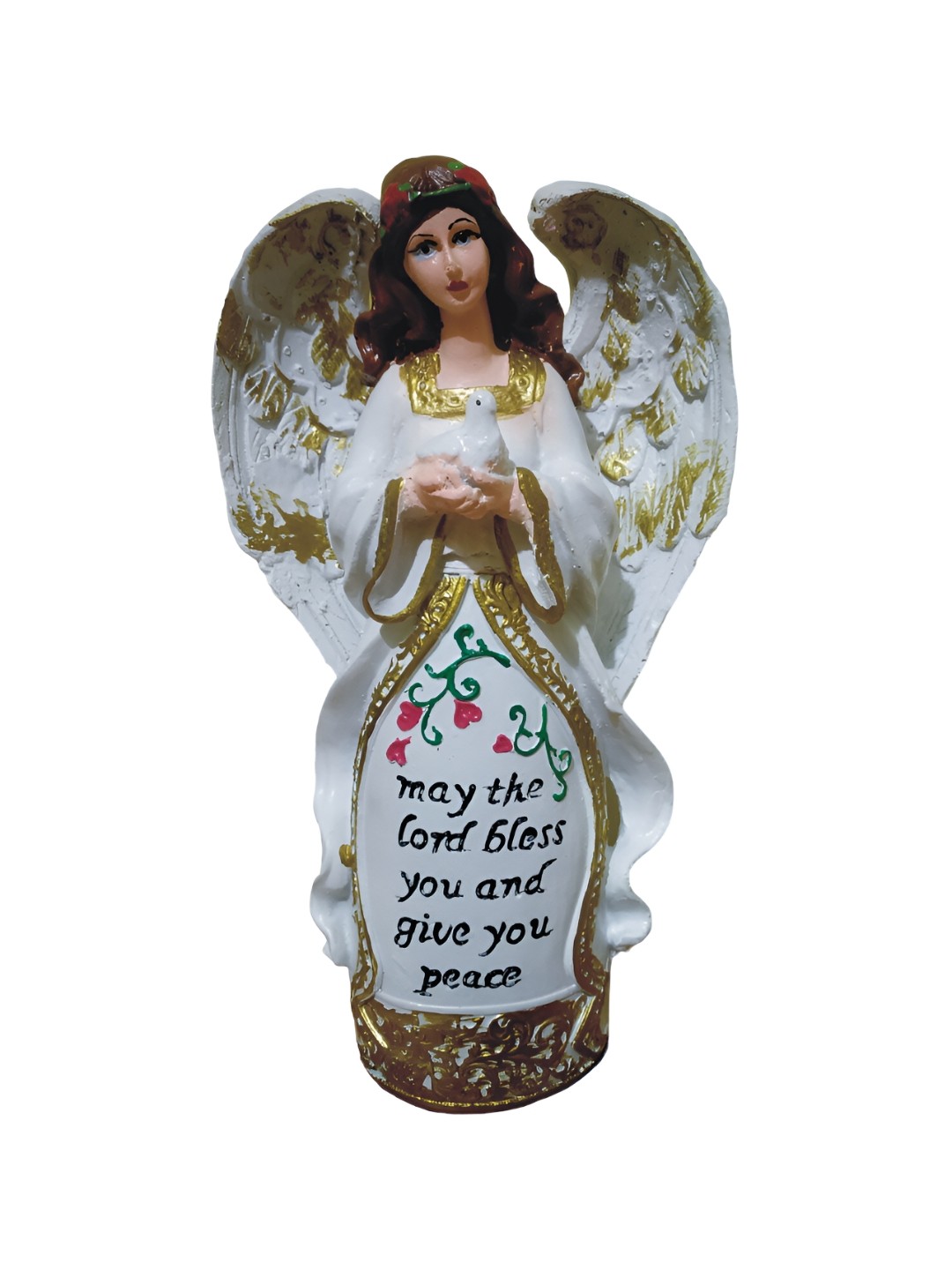 

Winsome Collection White & Gold Toned Figurine Showpiece