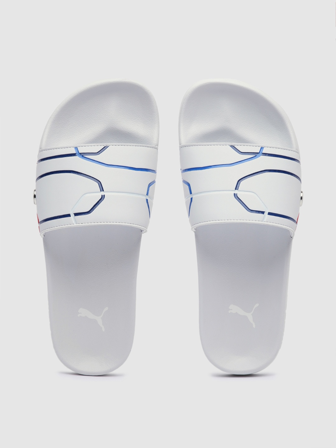 

Puma Unisex Kids BMW M Motorsport Leadcat 2.0 Graphic Print Youth Sandals, White