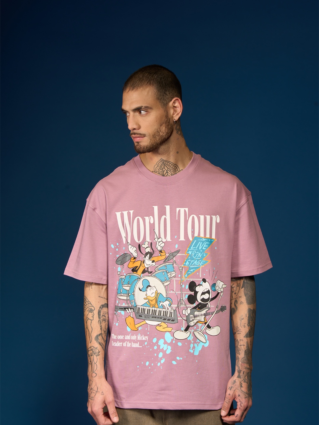 

Bonkers Corner Printed Cotton Oversized T-shirt, Pink