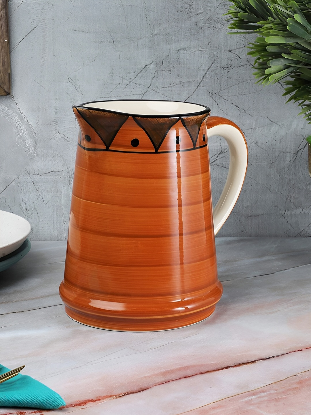 

The Decor Lane Brown Ceramic Water Jug